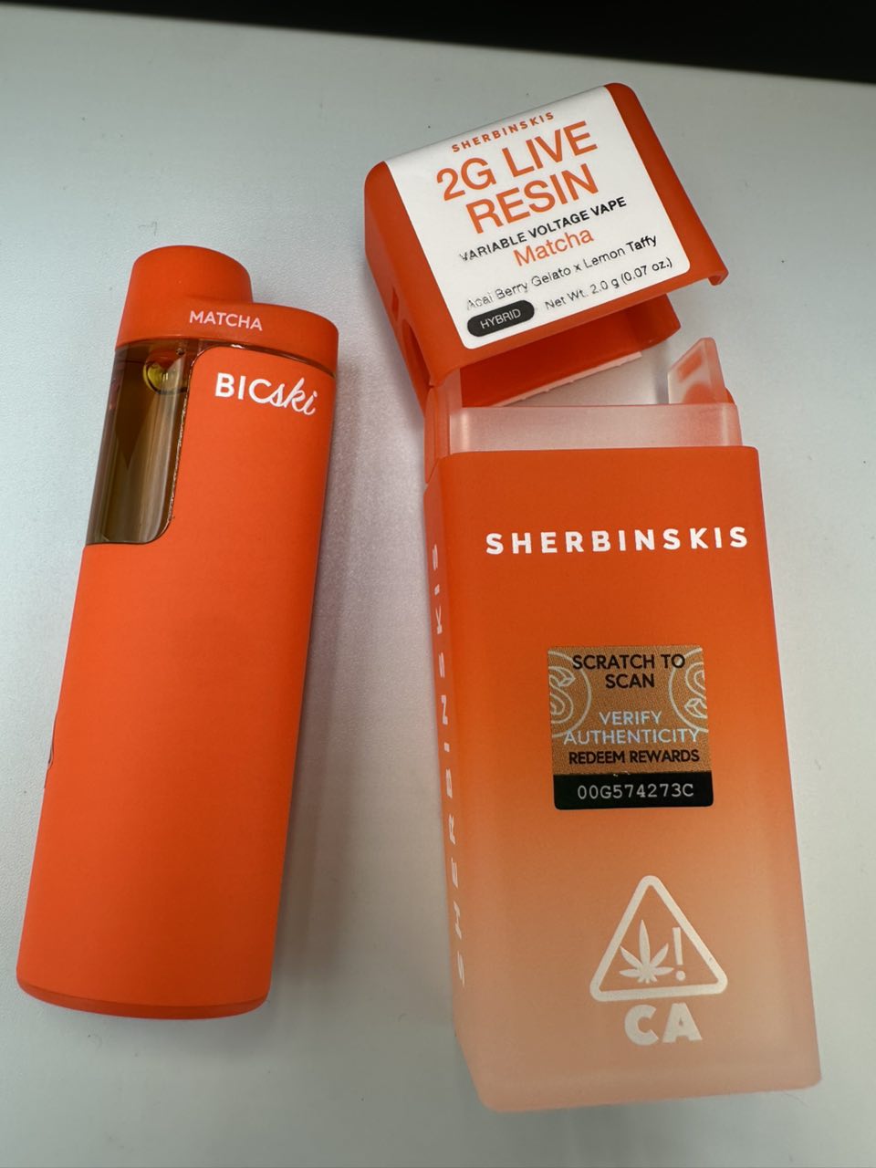 SHERBINSKIS LIVE RESIN (2G)